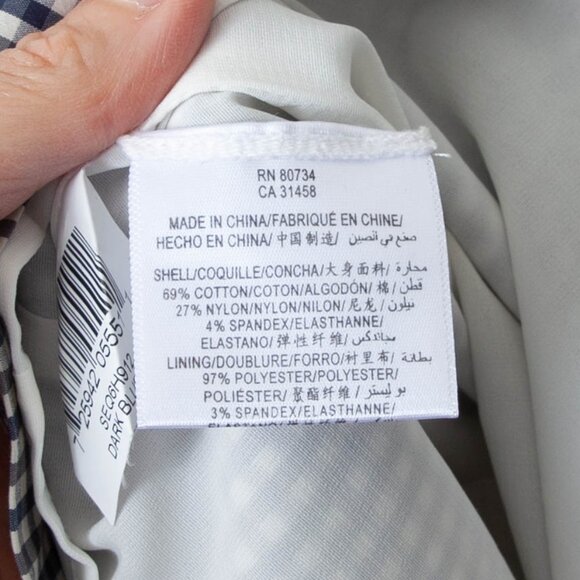 BCBGMaxAzria Checkered Gingham Short Sleeve Sheath Dress Womens Size 4‎ - Picture 5 of 7